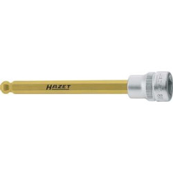 Embout de vissage 3/8 six pans femelle avec tête sphérique 5x116mm hazet