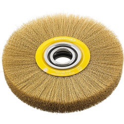 Brosse circulaire laiton 150x24mm format