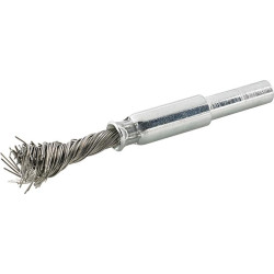 Brosse-pinceau inox torsadée 6mm 10x25x0,5mm format