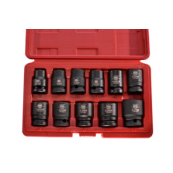 Coffret 11 douilles chocs courtes 1/2'' intensives