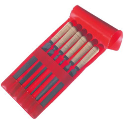 Jeu 6 limes emmanchees s/etui 100