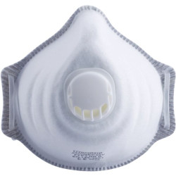 Demi-masque antipoussiere coque valve ffp3 - boîte de 10 masques - au umc30v - 121862