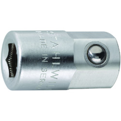 Douille porte-embouts 1/4'' avec 6 pans 412-1