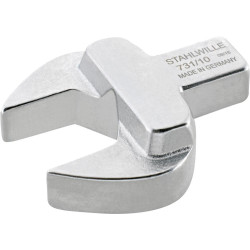 Cle plate enfichable 10mm 9x12mm STAHLWILLE