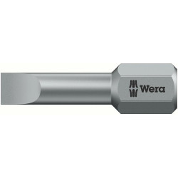 Embout torsion 1/4 DIN3126C6,3 plat 6,5x1,2x25mm Wera