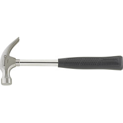Marteau arrache-clous avec manche tube d'acier 450g FORMAT