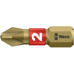 Embout BiTorsion 1/4 DIN3126C6,3 PH2x25mm Wera