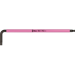 Clé mâle coudée gaine Multicolor 3x mm Wera