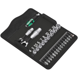 Jeu de douilles Kraftform Kompakt Zyklop Mini 2 dans boîte textile Wera