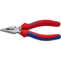 Pince universelle pointue polie avec branches multicomposant 145mm KNIPEX