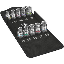 Embout de clé à d. 1/2 10 pcs Fonct. de maintien Wera
