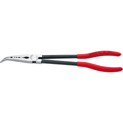 Pince de montage polie avec branches en plastique coudées 280mm KNIPEX