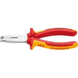 Pince à dénuder VDE avec branches bicomposant 165mm mm2 KNIPEX