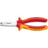 Pince à dénuder VDE avec branches bicomposant 165mm mm2 KNIPEX