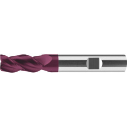 Fraise HPC longue carbure monobloc TiALN type INOX 35/38° D3 10mm FORMAT GT