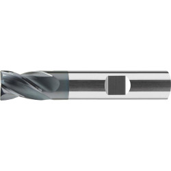 Fraise HPC courte carbure monobloc TiLAN 5/38° type UNI D4 ch. 16mm FORMAT GT