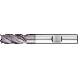 Fraise HPC longue carbure monobloc TiLAN 5/38° type UNI D4 ch. 6mm FORMAT GT