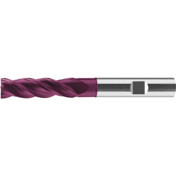 Fraise HPC extra-longue carbure monobloc