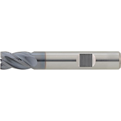 Fraise HPC courte carbure monobloc type INOX TiALN 35/38° D4 5mm FORMAT GT