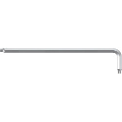 Clé mâle coudée argent titane T7x mm Wiha