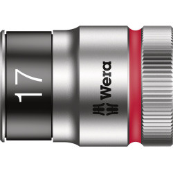 Douille 6 pans 1/2 avec porte-vis 17x mm Wera