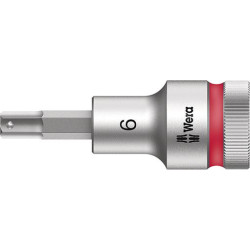 Embout de vissage 1/2 six pans femelle avec porte-vis 6x60mm Wera