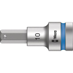 Embout de vissage 1/2 six pans femelle avec porte-vis 10x60mm Wera