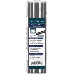 Lot de mines pour crayon de charpentier BIG Dry ANILINE2.0 graphite Pica