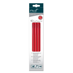 Crayon charpentier, paquet de 10, 30cm