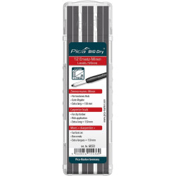 Lot de mines pour crayon de charpentier BIG Dry charpentier graphite 2H Pica