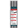 Lot de mines pour crayon de charpentier BIG Dry charpentier graphite 2H Pica
