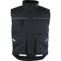 Gilet multipoches noir taille m