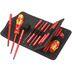 Jeu de lames interchangeables Kraftform Kompakt VDE 17 pieces Wera
