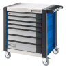 Servante d´atelier bleu, 7 tiroirs TTS 98/7 UT