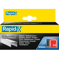 Agrafes 53/14 pack de 2500 pièces Rapid