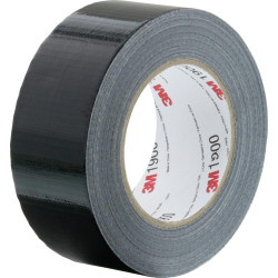 3M 1900 Ruban adhésif tissé 50mm x 50m noir