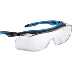 Surlunettes - monture pc - branches pc/tpr noir/bleu ajustables et