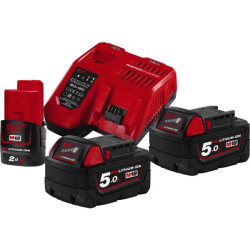 M18 nrg-502 - pack nrj 18v, 5,0 ah red lithium, système m18