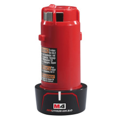 BATTERIE M4 B2 / 4V, 2,0Ah, Red Li-Ion - système M4