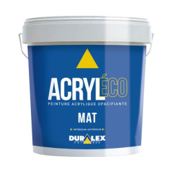 Acryleco mat blanc 15l