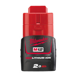 M12 b2 - 12v 2,0ah red lithium - système m12