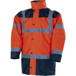 Parka hv orange 4 en 1,xxl