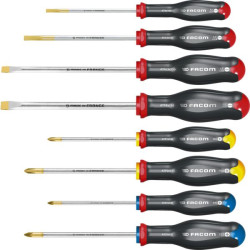 Jeu de 8 tournevis protwist