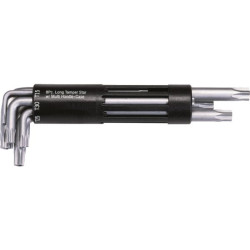 Jeu de 8 clés mâles TORX® percé longue, T10 à T50