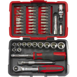 Coffret de douilles et accessoires ultimate® 1/4', 44 pièces