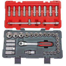 Coffret de douilles et accessoires ultimate® 1/2', 39 pièces