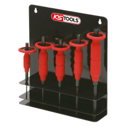 Jeu 5 chasses goupille 3 à 8mm