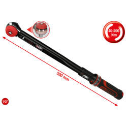 Clé dynamométrique ERGOTORQUEprécision® 1/2'', 40-200 Nm