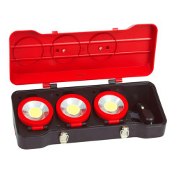 Coffret de 3 projecteurs LEDs 3W