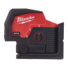 M12 cllp-0c - laser 2 lignes, vert, avec applomb, 12v, sans batterie